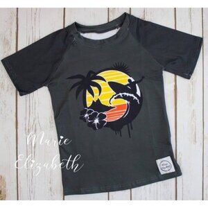 Surfer Boy Raglan Tee, Made of milk silk, 5T